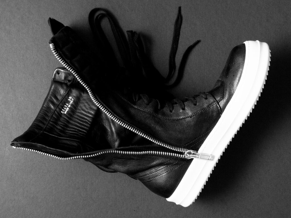 Rick Owens Cargo Basket Sneaker Boots