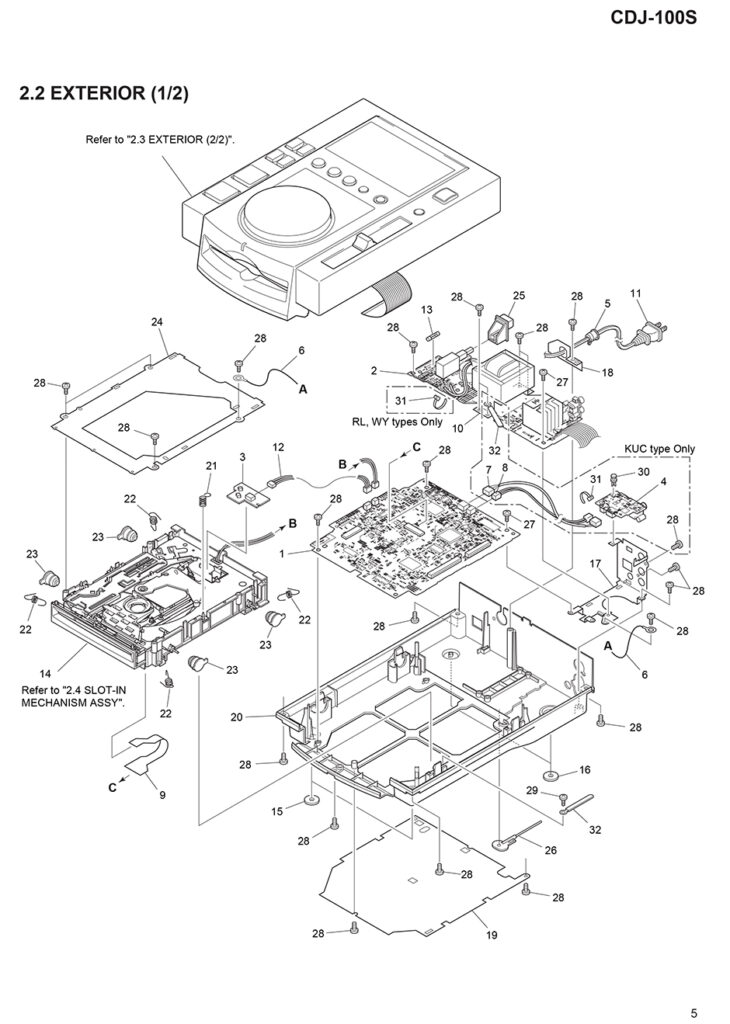 Pioneer CDJ-100S инструкция CDJ-100S инструкция